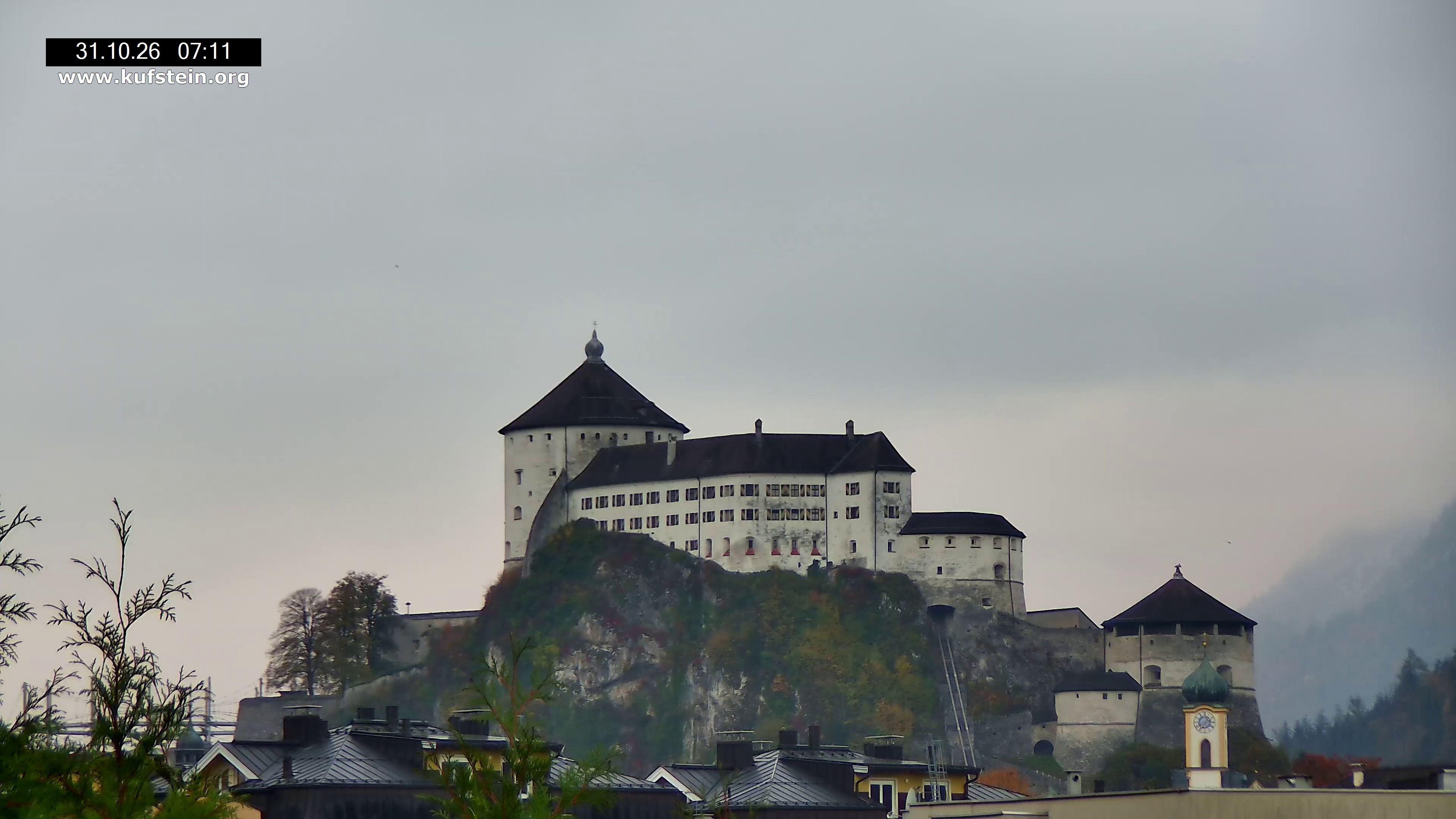 Archiv Foto Webcam Festung Kufstein