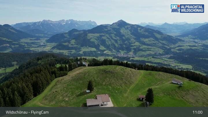 Archived image Webcam Flying Cam Wildschönau