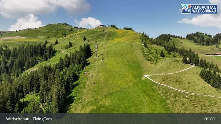 Archived image Webcam Flying Cam Wildschönau