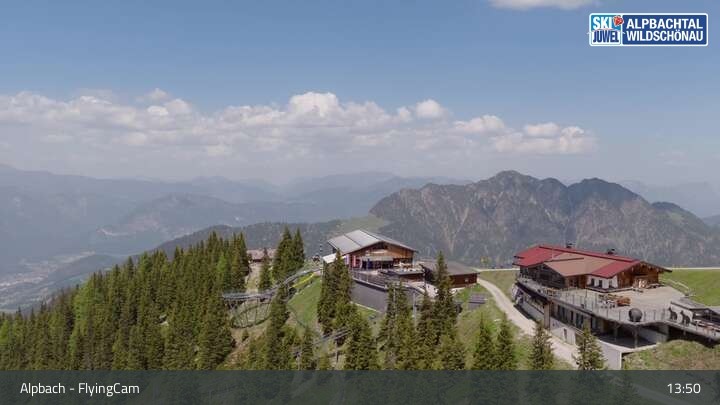 Archived image Webcam Flying Cam Alpbachtal