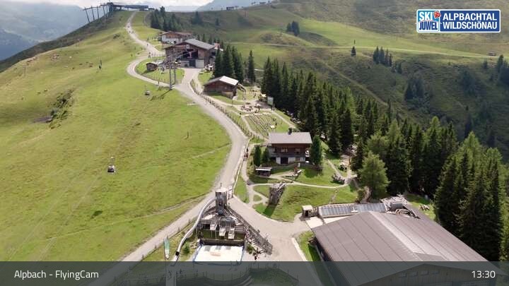 Archived image Webcam Flying Cam Alpbachtal