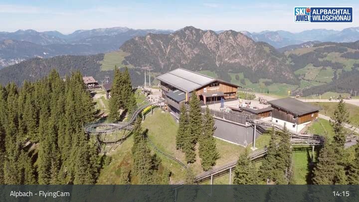Archived image Webcam Flying Cam Alpbachtal