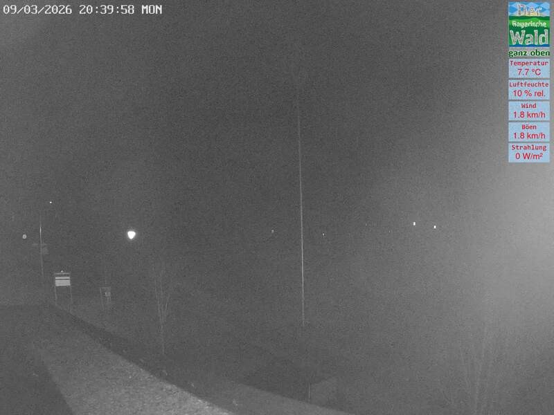 Archived image Webcam DSV Nordic Aktivzentrum Waldmünchen-Althütte - East