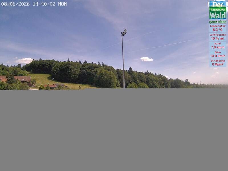 Archiv Foto Webcam DSV Nordic Aktivzentrum Waldmünchen-Althütte - Osten
