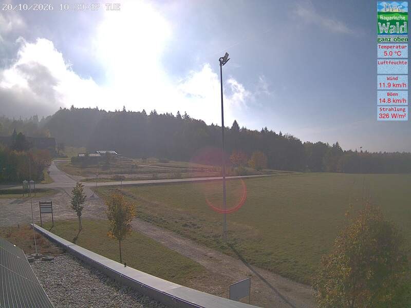 Archiv Foto Webcam DSV Nordic Aktivzentrum Waldmünchen-Althütte - Osten