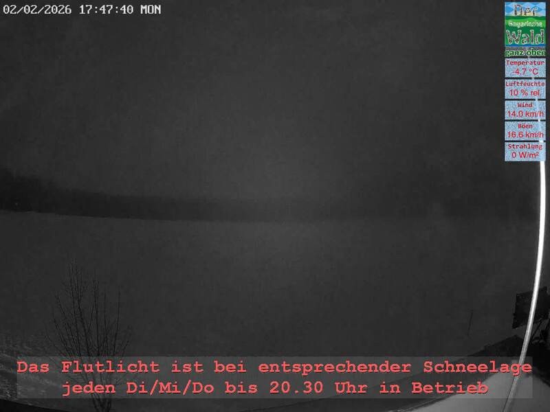 Archiv Foto Webcam Naturpark Oberer Bayerischer Wald - Infopunkt Althütte