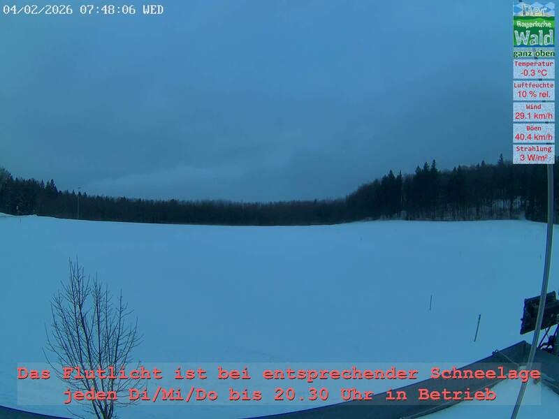 Archived image Webcam Upper Bavarian Forest - Active Center Althütte