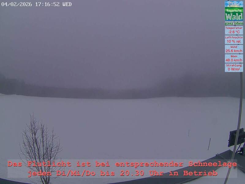 Archived image Webcam Upper Bavarian Forest - Active Center Althütte