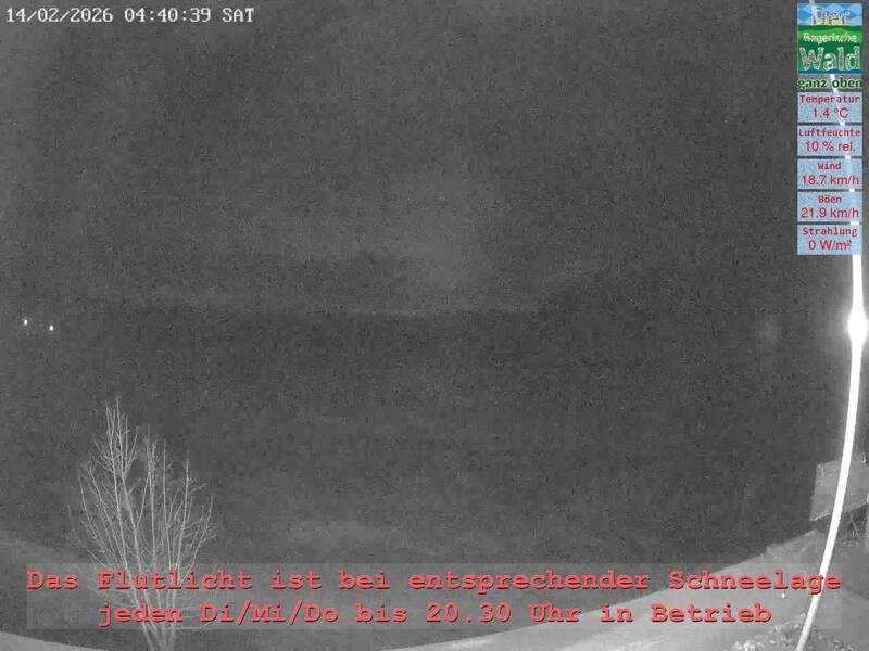 Archiv Foto Webcam Naturpark Oberer Bayerischer Wald - Infopunkt Althütte