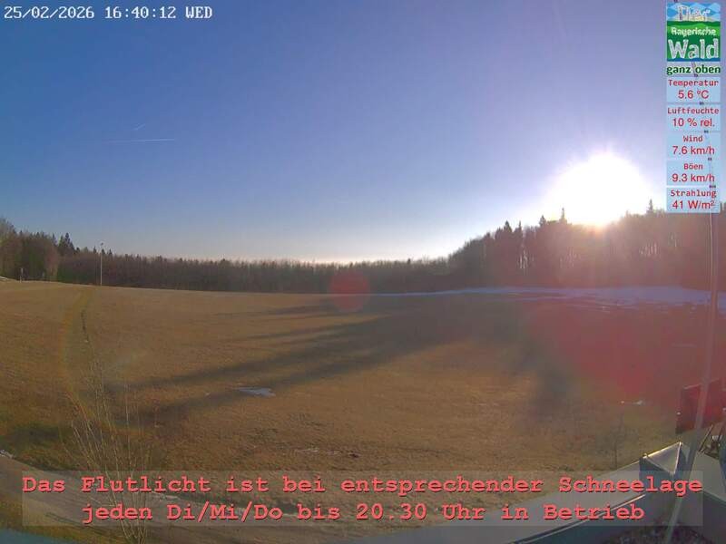 Archiv Foto Webcam Naturpark Oberer Bayerischer Wald - Infopunkt Althütte