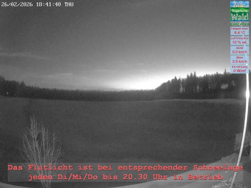 Archiv Foto Webcam Naturpark Oberer Bayerischer Wald - Infopunkt Althütte