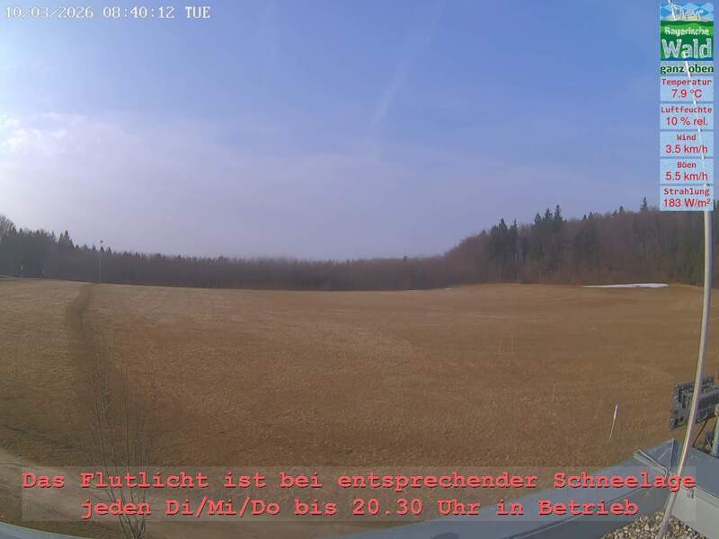 Archiv Foto Webcam Naturpark Oberer Bayerischer Wald - Infopunkt Althütte