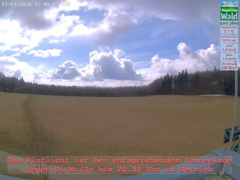 Archiv Foto Webcam Naturpark Oberer Bayerischer Wald - Infopunkt Althütte