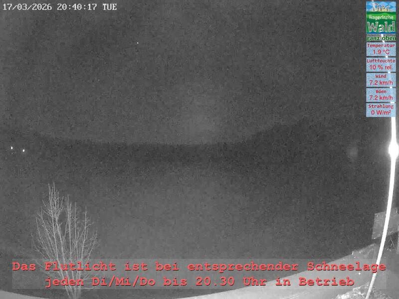 Archiv Foto Webcam Naturpark Oberer Bayerischer Wald - Infopunkt Althütte