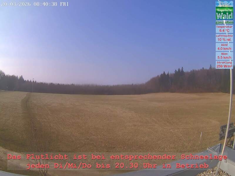Archiv Foto Webcam Naturpark Oberer Bayerischer Wald - Infopunkt Althütte
