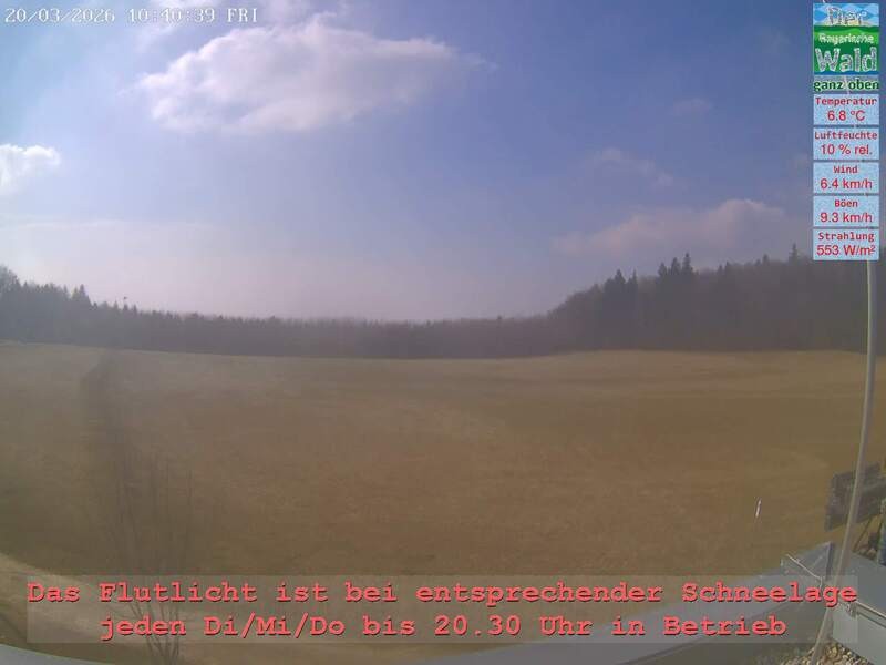 Archiv Foto Webcam Naturpark Oberer Bayerischer Wald - Infopunkt Althütte