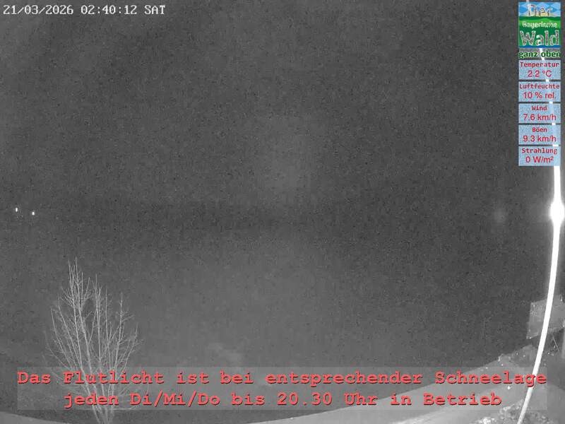 Archiv Foto Webcam Naturpark Oberer Bayerischer Wald - Infopunkt Althütte