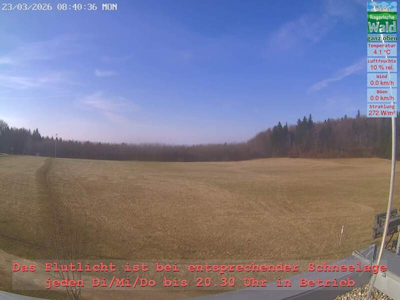 Archiv Foto Webcam Naturpark Oberer Bayerischer Wald - Infopunkt Althütte