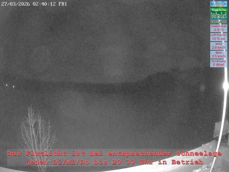 Archiv Foto Webcam Naturpark Oberer Bayerischer Wald - Infopunkt Althütte