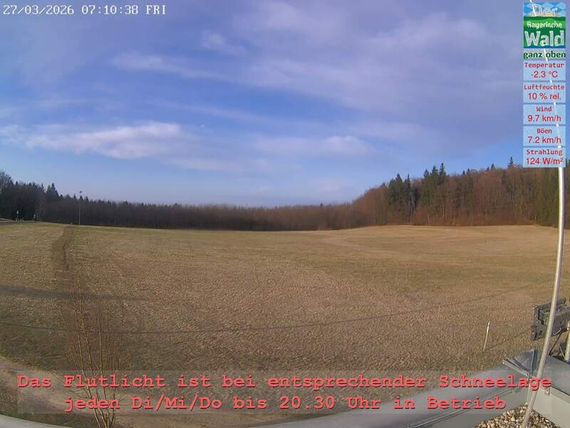 Archiv Foto Webcam Naturpark Oberer Bayerischer Wald - Infopunkt Althütte