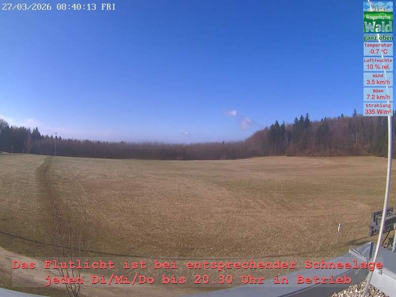 Archiv Foto Webcam Naturpark Oberer Bayerischer Wald - Infopunkt Althütte