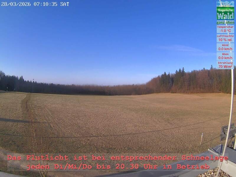 Archiv Foto Webcam Naturpark Oberer Bayerischer Wald - Infopunkt Althütte