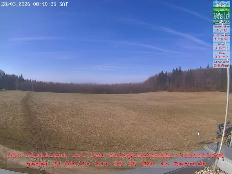 Archiv Foto Webcam Naturpark Oberer Bayerischer Wald - Infopunkt Althütte