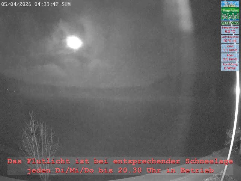 Archived image Webcam Upper Bavarian Forest - Active Center Althütte