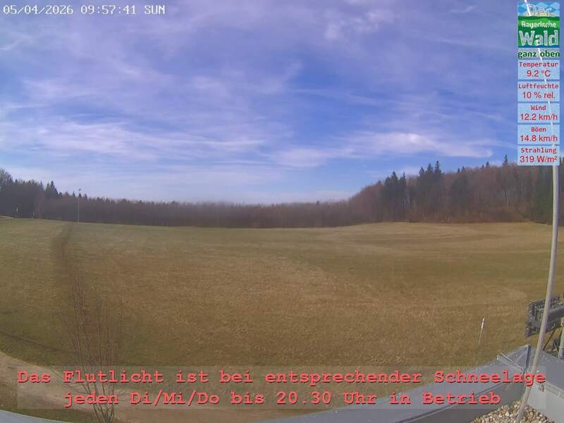 Archived image Webcam Upper Bavarian Forest - Active Center Althütte