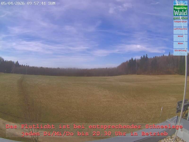 Archived image Webcam Upper Bavarian Forest - Active Center Althütte