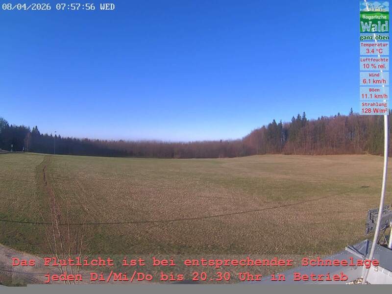 Archiv Foto Webcam Naturpark Oberer Bayerischer Wald - Infopunkt Althütte