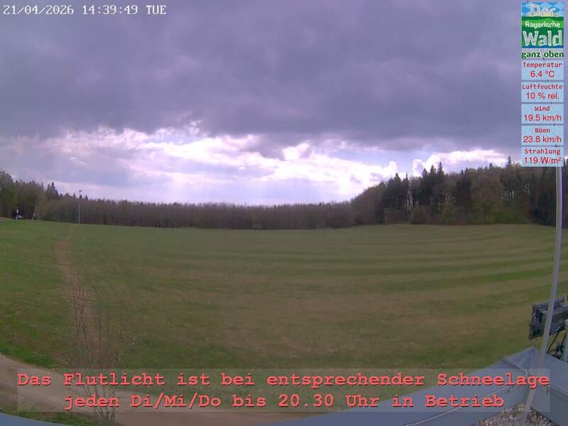 Archiv Foto Webcam Naturpark Oberer Bayerischer Wald - Infopunkt Althütte