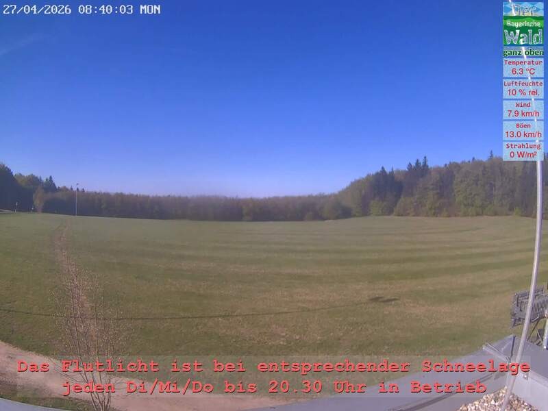 Archiv Foto Webcam Naturpark Oberer Bayerischer Wald - Infopunkt Althütte