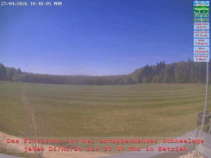 Archiv Foto Webcam Naturpark Oberer Bayerischer Wald - Infopunkt Althütte