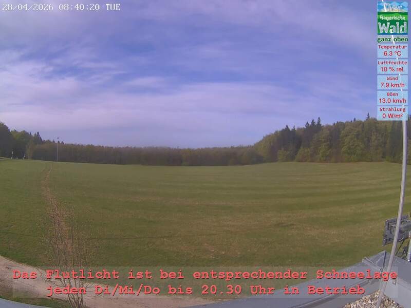 Archiv Foto Webcam Naturpark Oberer Bayerischer Wald - Infopunkt Althütte