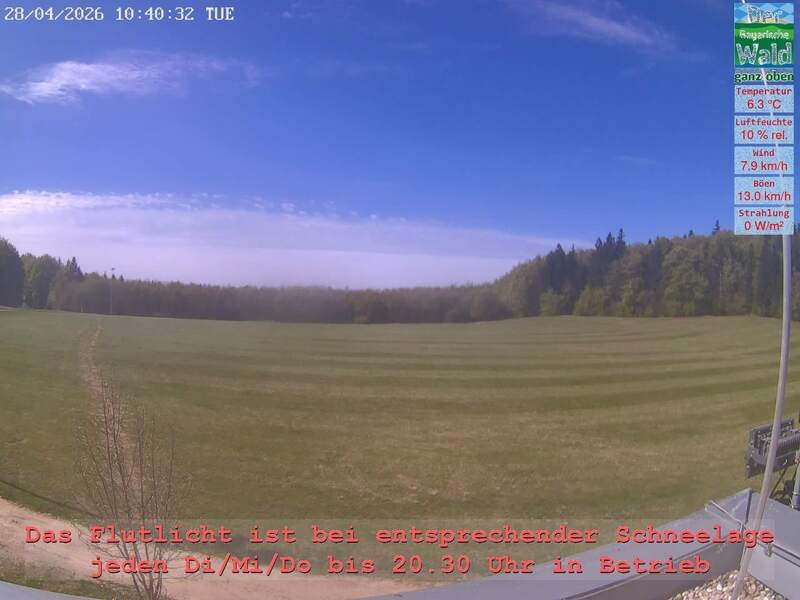 Archiv Foto Webcam Naturpark Oberer Bayerischer Wald - Infopunkt Althütte