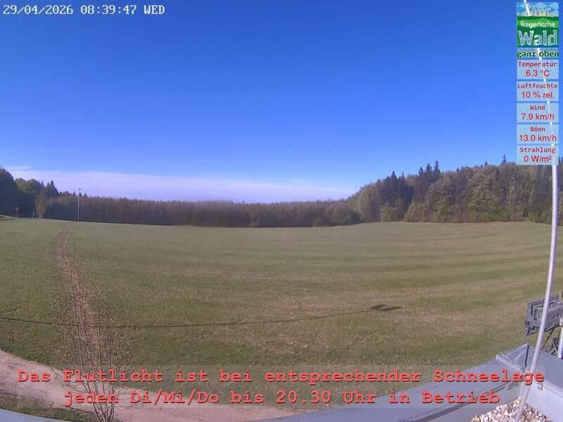 Archiv Foto Webcam Naturpark Oberer Bayerischer Wald - Infopunkt Althütte