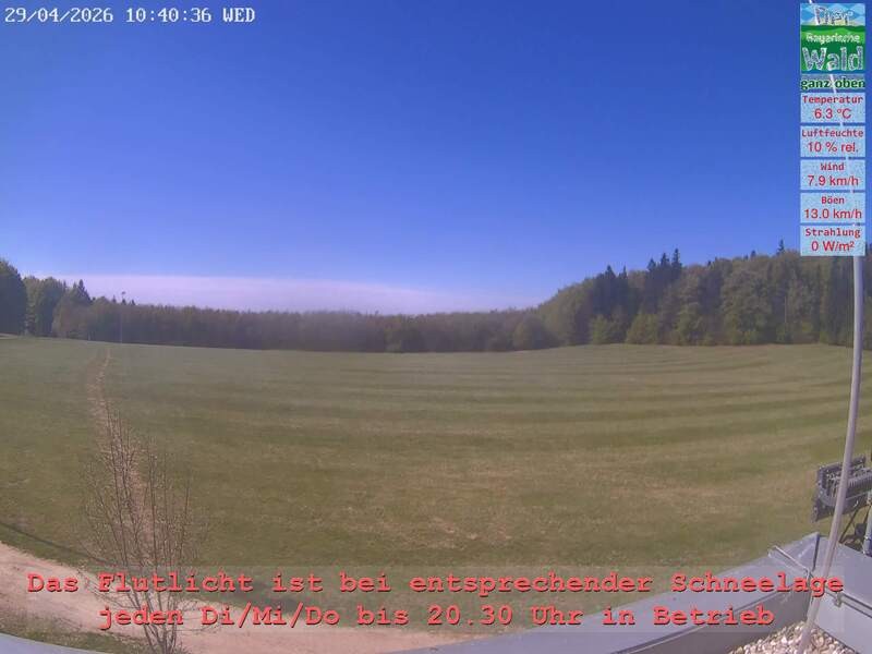 Archiv Foto Webcam Naturpark Oberer Bayerischer Wald - Infopunkt Althütte