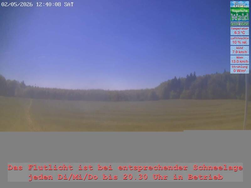 Archiv Foto Webcam Naturpark Oberer Bayerischer Wald - Infopunkt Althütte