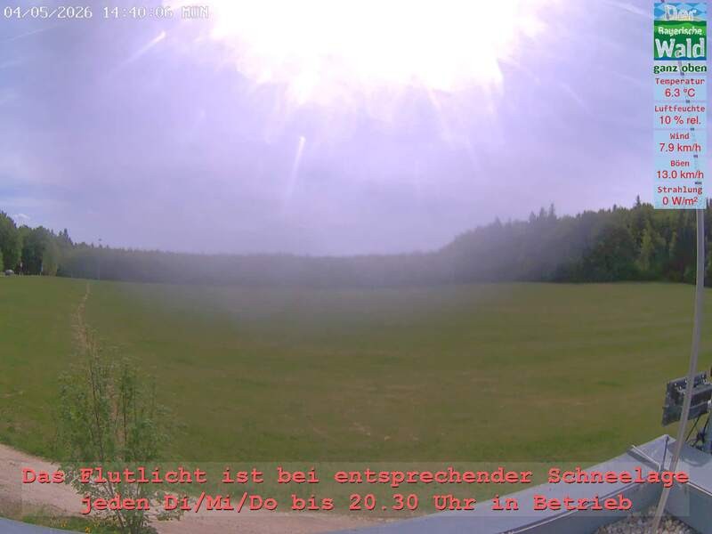 Archiv Foto Webcam Naturpark Oberer Bayerischer Wald - Infopunkt Althütte