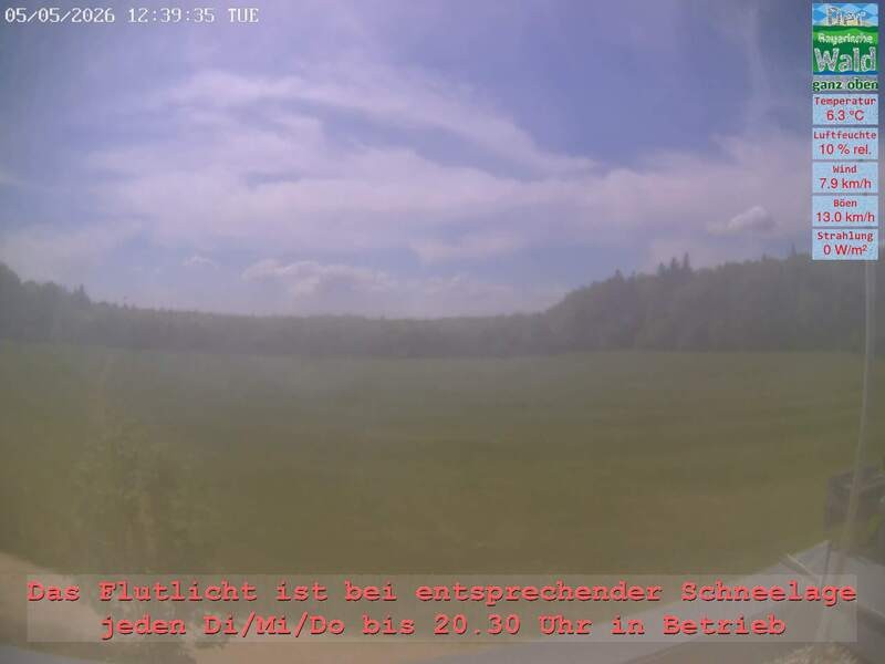 Archiv Foto Webcam Naturpark Oberer Bayerischer Wald - Infopunkt Althütte