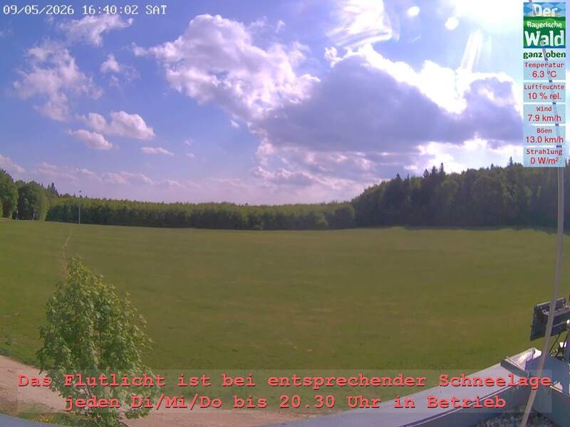 Archiv Foto Webcam Naturpark Oberer Bayerischer Wald - Infopunkt Althütte