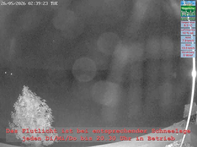 Archiv Foto Webcam Naturpark Oberer Bayerischer Wald - Infopunkt Althütte