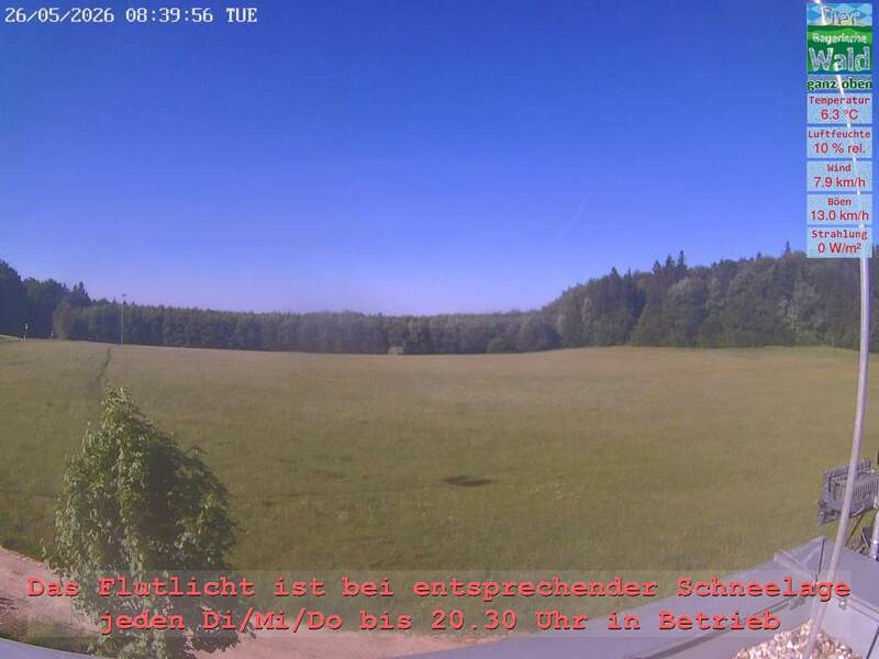Archiv Foto Webcam Naturpark Oberer Bayerischer Wald - Infopunkt Althütte