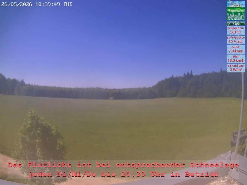 Archiv Foto Webcam Naturpark Oberer Bayerischer Wald - Infopunkt Althütte