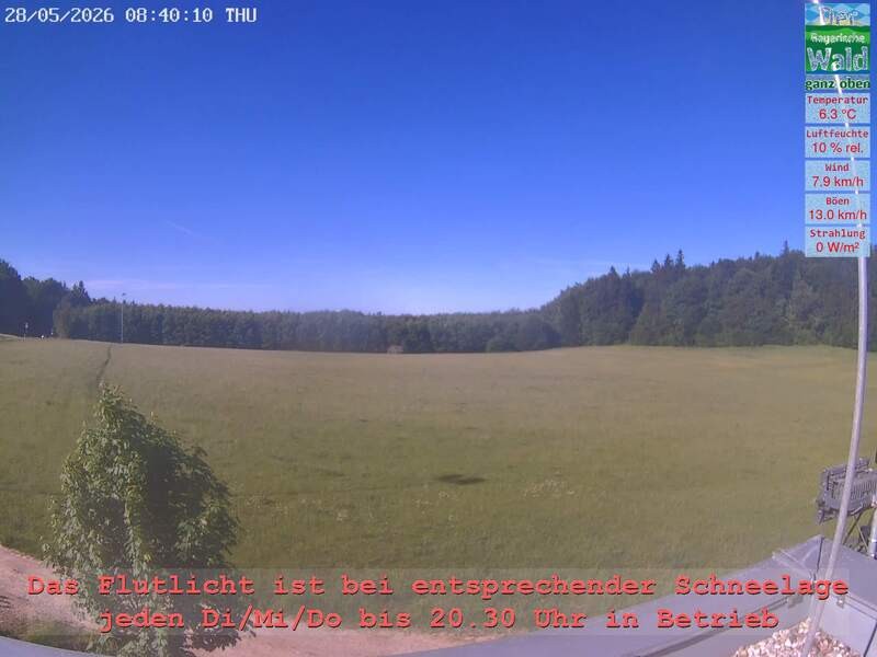 Archiv Foto Webcam Naturpark Oberer Bayerischer Wald - Infopunkt Althütte
