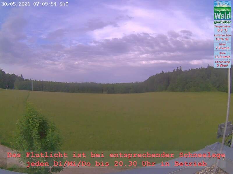 Archiv Foto Webcam Naturpark Oberer Bayerischer Wald - Infopunkt Althütte
