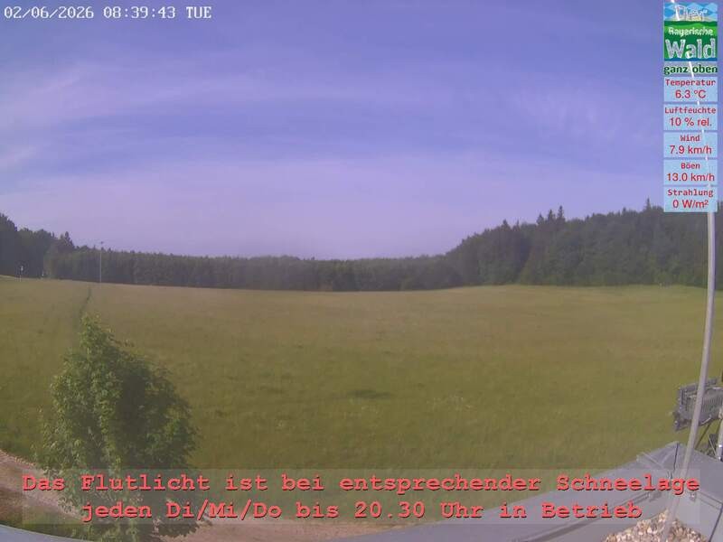 Archiv Foto Webcam Naturpark Oberer Bayerischer Wald - Infopunkt Althütte