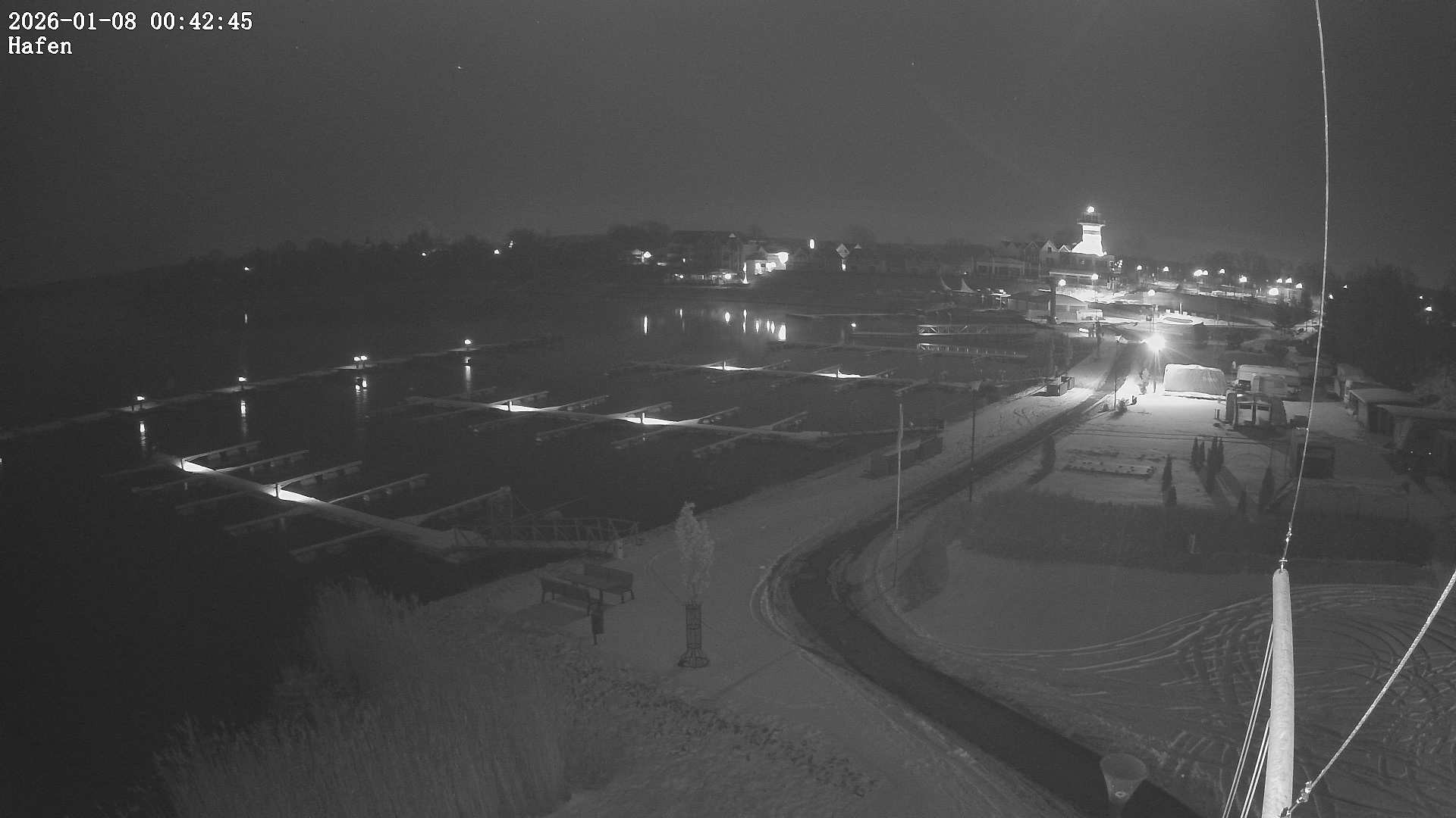 Archiv Foto Webcam Geierswalder See: Hafen