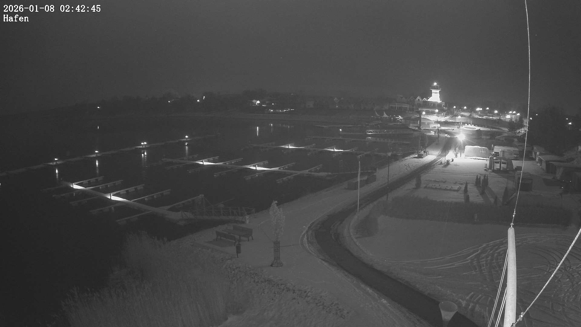 Archiv Foto Webcam Geierswalder See: Hafen